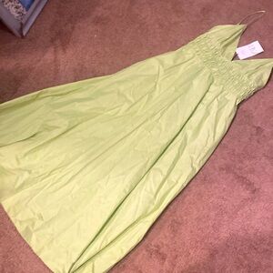 Zara Green Halter Sundress Midi